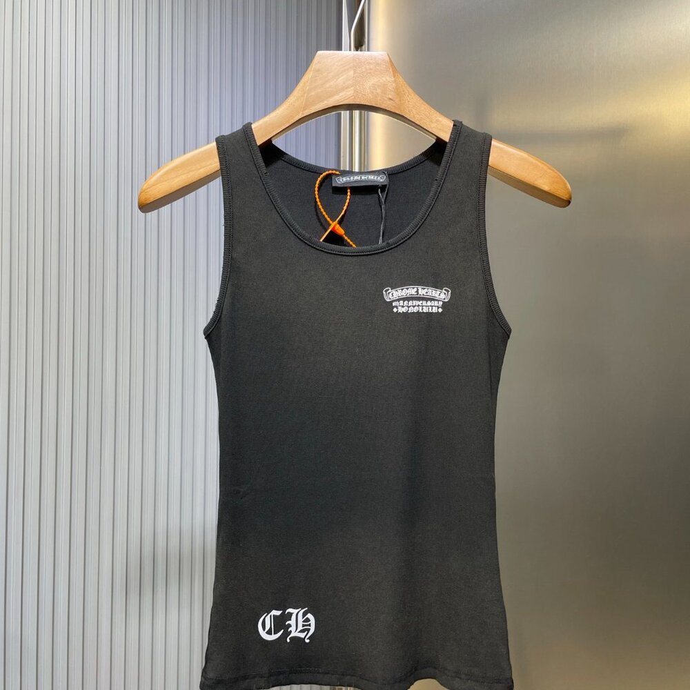 Brand New Chrome Hearts Unisex Black Vest